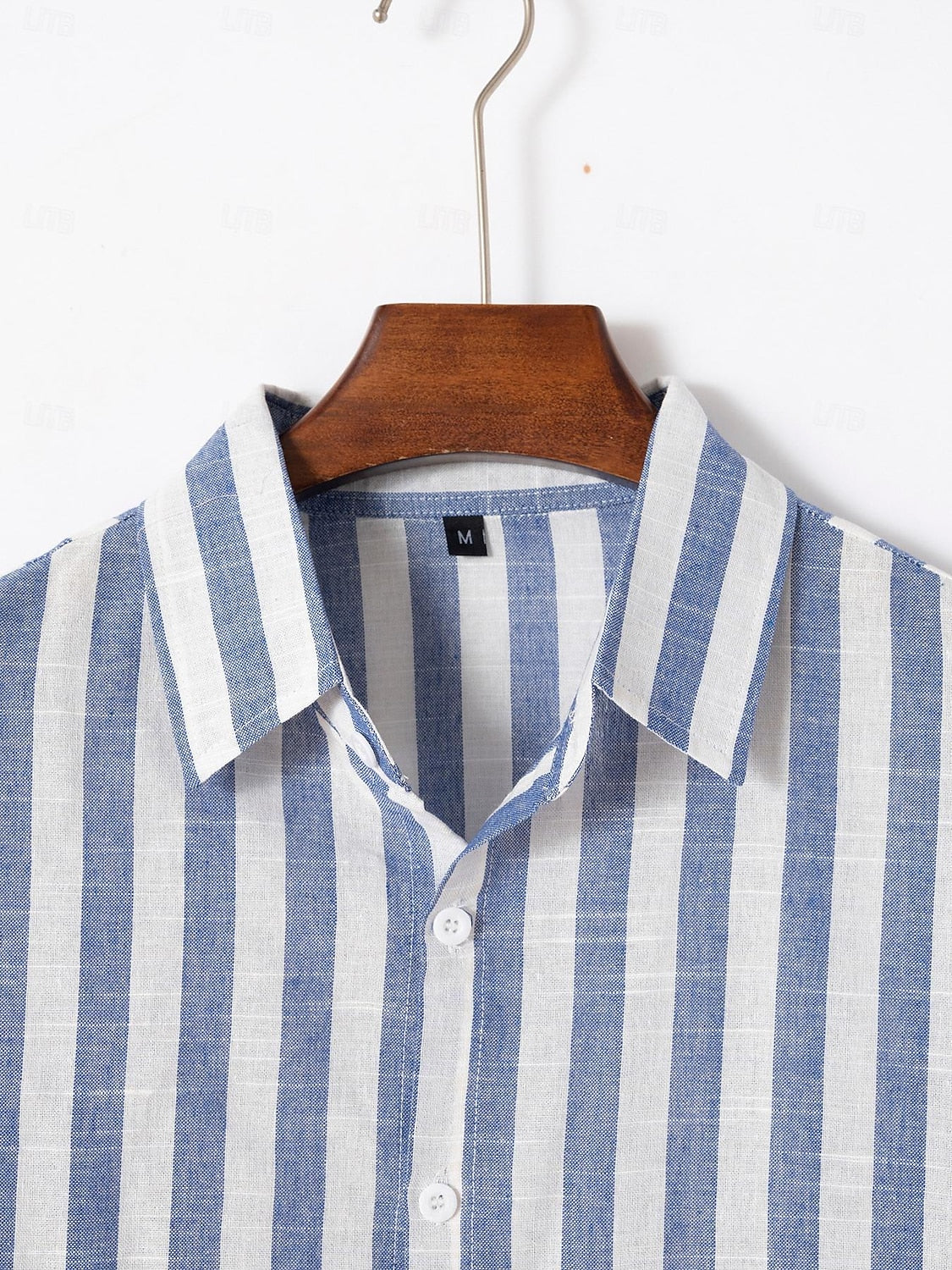 Men's Striped Linen Shirt