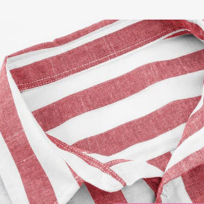 Men's Striped Linen Shirt